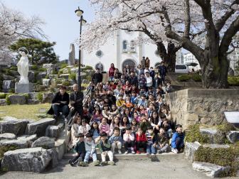 [초등부] 동문성당 벚꽃 기념 사진과 추억 담기